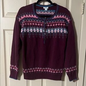Sundance whimsical winter sweater M